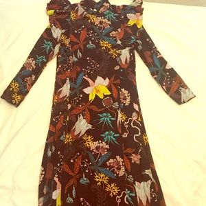 Multi-Color Floral Maxi Dress